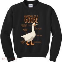 Anatomy Of A Goose Water Bird Duckling Kids Sweatshirt thumb 0