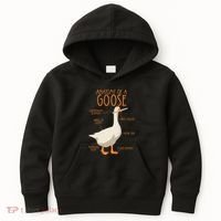 Anatomy Of A Goose Water Bird Duckling Kids Hoodie thumb 0