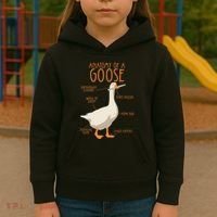 Anatomy Of A Goose Water Bird Duckling Kids Hoodie thumb 3