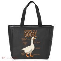 Anatomy Of A Goose Water Bird Duckling Tote Bag thumb 0
