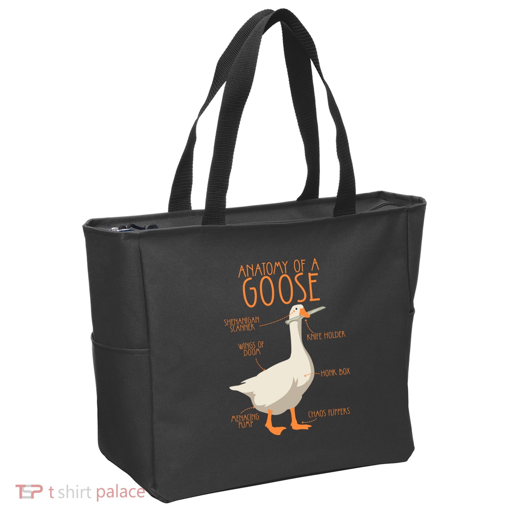 Anatomy Of A Goose Water Bird Duckling Tote Bag