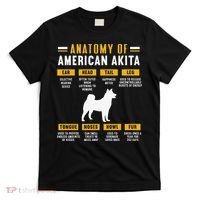 Anatomy Of An American Akita T-Shirt thumb 0