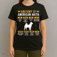 Anatomy Of An American Akita T-Shirt thumb 4