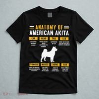 Anatomy Of An American Akita T-Shirt thumb 5