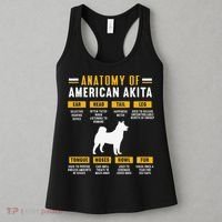 Anatomy Of An American Akita Women's Tank Top thumb 3