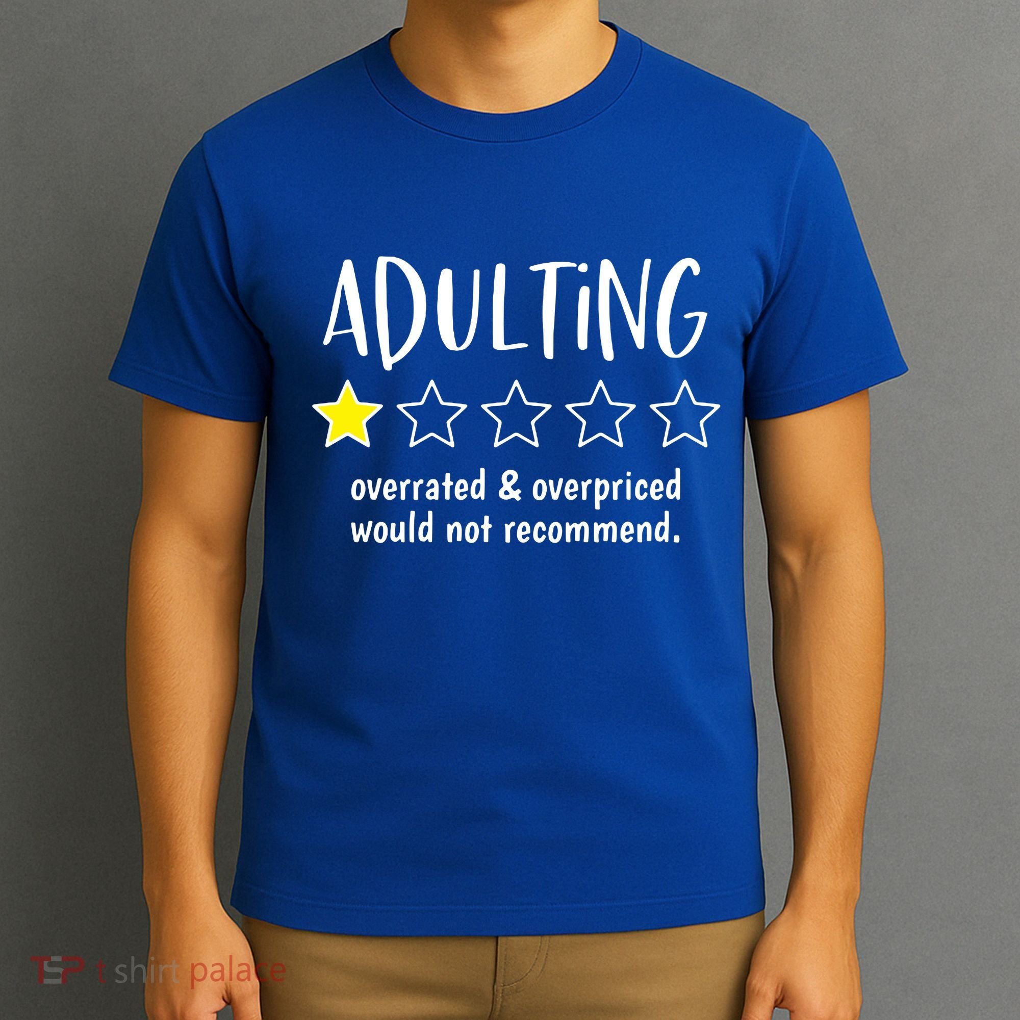 Adulting Overrated And Overpriced Would Not Recommend Funny T-Shirt