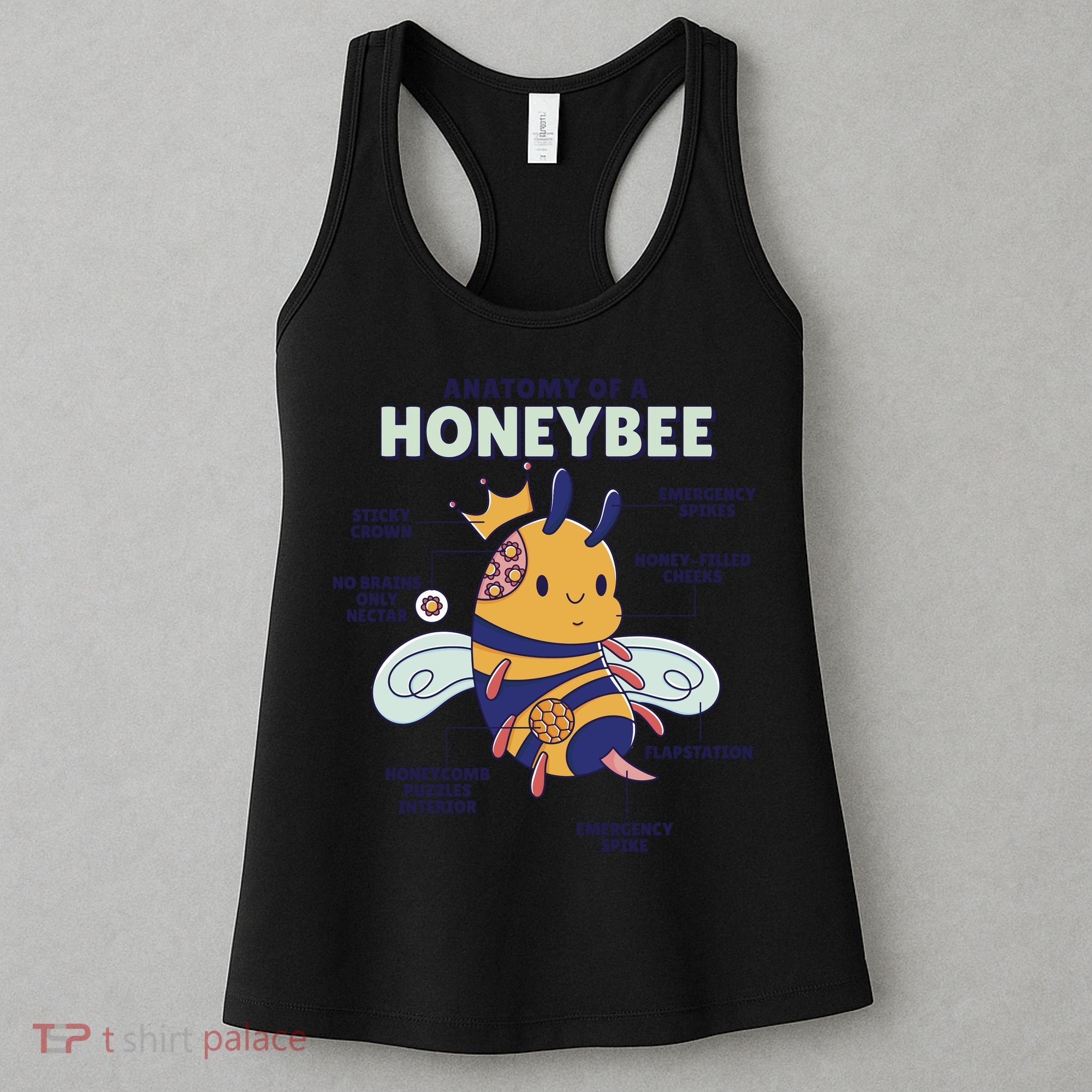 Anatomy Of A Honeybee Bumblebee Women's Tank Top