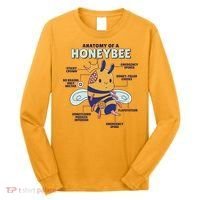 Anatomy Of A Honeybee Bumblebee Long Sleeve Shirt thumb 0