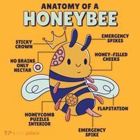 Anatomy Of A Honeybee Bumblebee Sweatshirt thumb 2