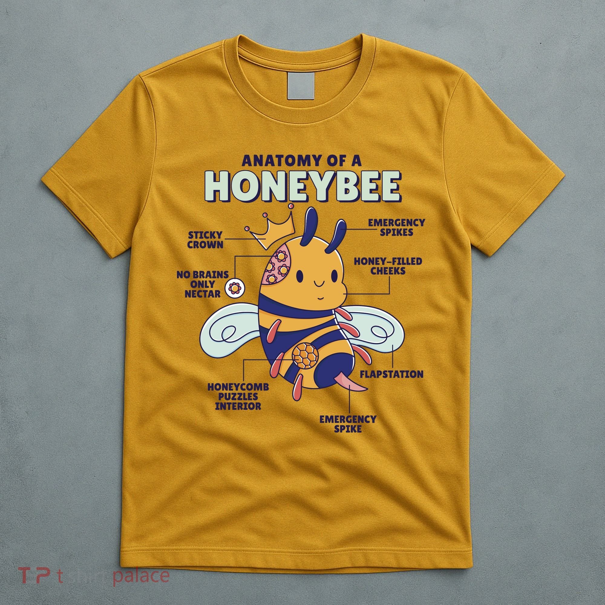 Anatomy Of A Honeybee Bumblebee T-Shirt