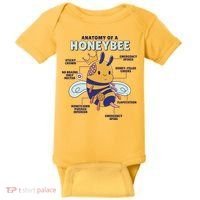 Anatomy Of A Honeybee Bumblebee Baby Bodysuit thumb 0