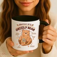 Anatomy Of A Grizzly Bear Coffee Mug thumb 3