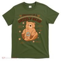Anatomy Of A Grizzly Bear T-Shirt thumb 0