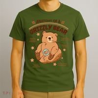 Anatomy Of A Grizzly Bear T-Shirt thumb 3