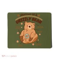 Anatomy Of A Grizzly Bear Mousepad thumb 0