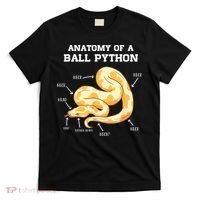 Anatomy Of A Ball Python Reptile Snake Owner T-Shirt thumb 0