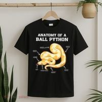 Anatomy Of A Ball Python Reptile Snake Owner T-Shirt thumb 2