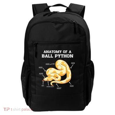 Anatomy Of A Ball Python Reptile Snake Owner Backpack
