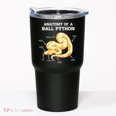 Anatomy Of A Ball Python Reptile Snake Owner Tumbler