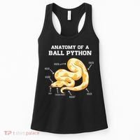 Anatomy Of A Ball Python Reptile Snake Owner Women's Tank Top thumb 0