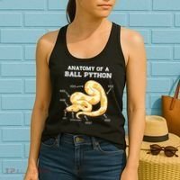 Anatomy Of A Ball Python Reptile Snake Owner Women's Tank Top thumb 2