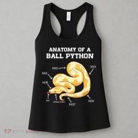 Anatomy Of A Ball Python Reptile Snake Owner Women's Tank Top thumb 3