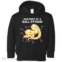 Anatomy Of A Ball Python Reptile Snake Owner Toddler Hoodie thumb 0