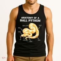 Anatomy Of A Ball Python Reptile Snake Owner Tank Top thumb 3
