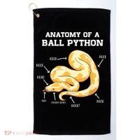 Anatomy Of A Ball Python Reptile Snake Owner Golf Towel thumb 0