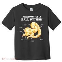 Anatomy Of A Ball Python Reptile Snake Owner Toddler T-Shirt thumb 0