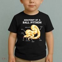 Anatomy Of A Ball Python Reptile Snake Owner Toddler T-Shirt thumb 2