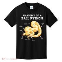 Anatomy Of A Ball Python Reptile Snake Owner Kids T-Shirt thumb 0