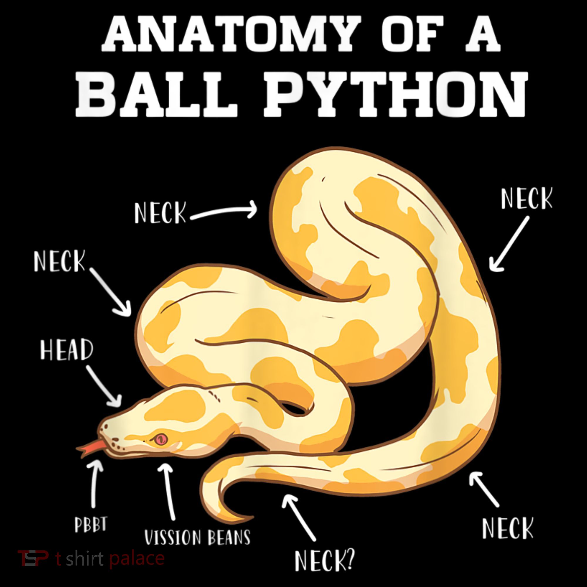 Anatomy Of A Ball Python Reptile Snake Owner Tote Bag