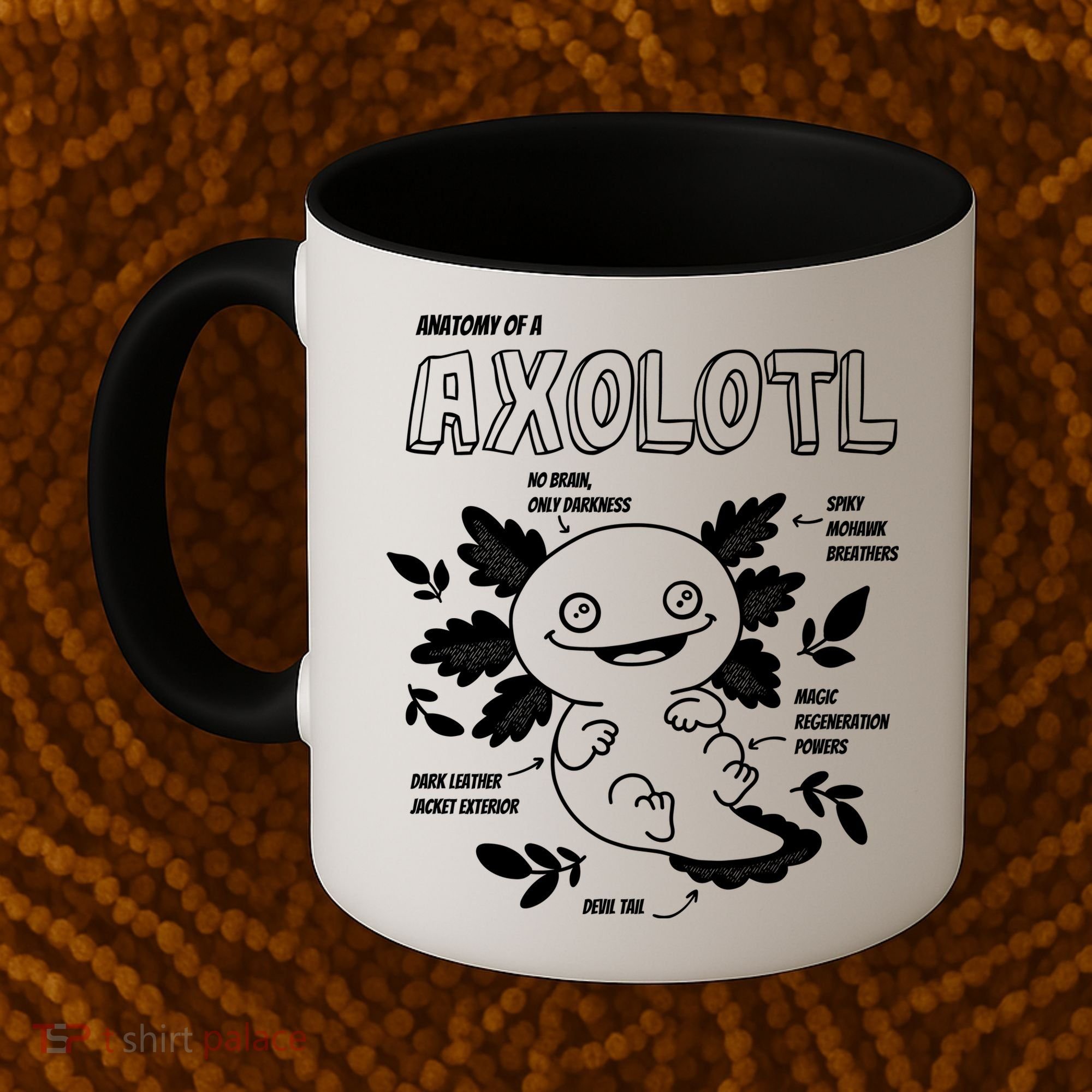 Anatomy Of A Axolotl Coffee Mug