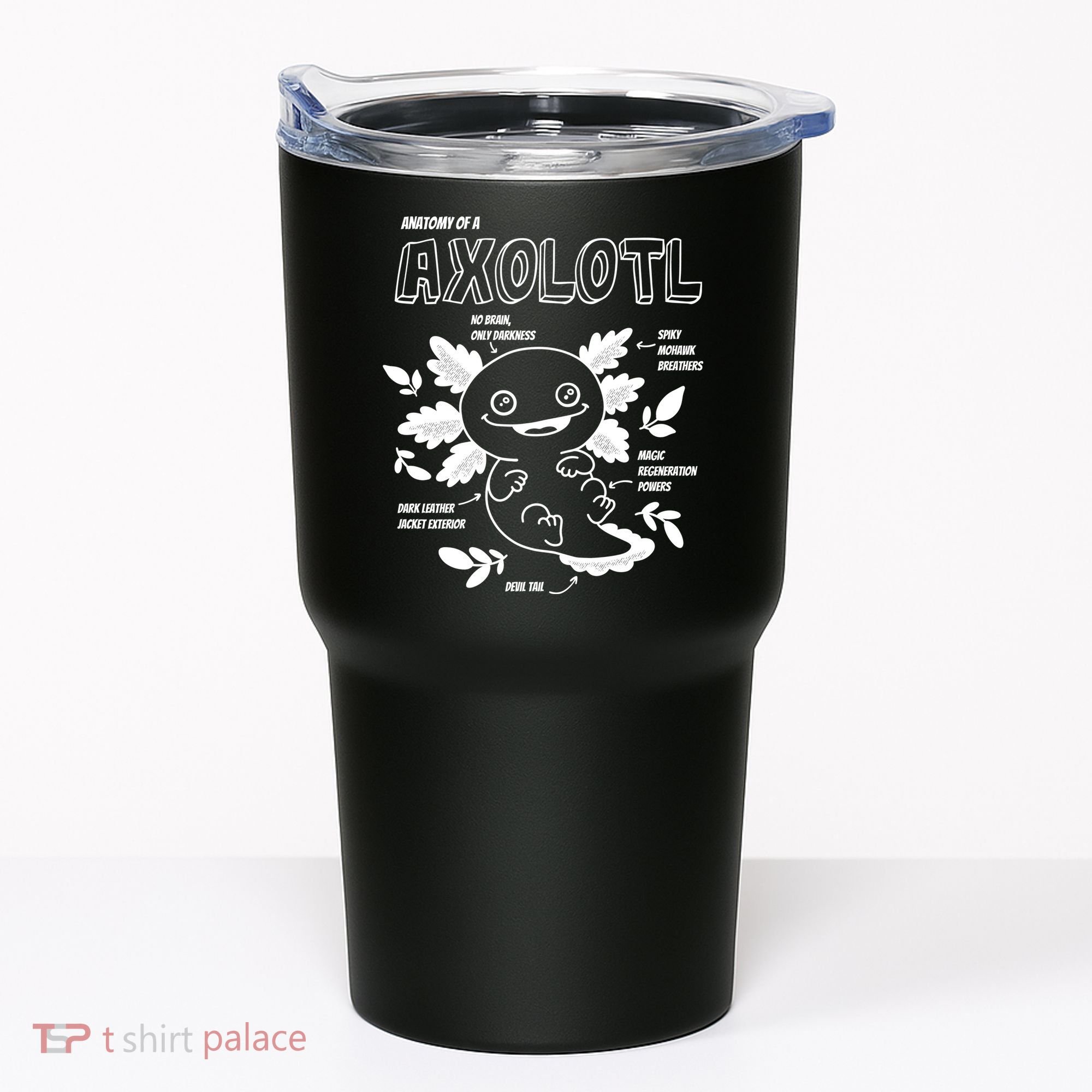 Anatomy Of A Axolotl Tumbler