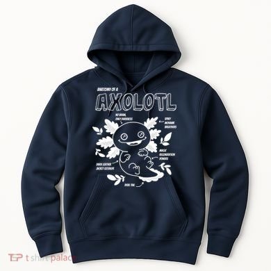 Anatomy Of A Axolotl Hoodie