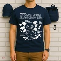 Anatomy Of A Axolotl T-Shirt thumb 6