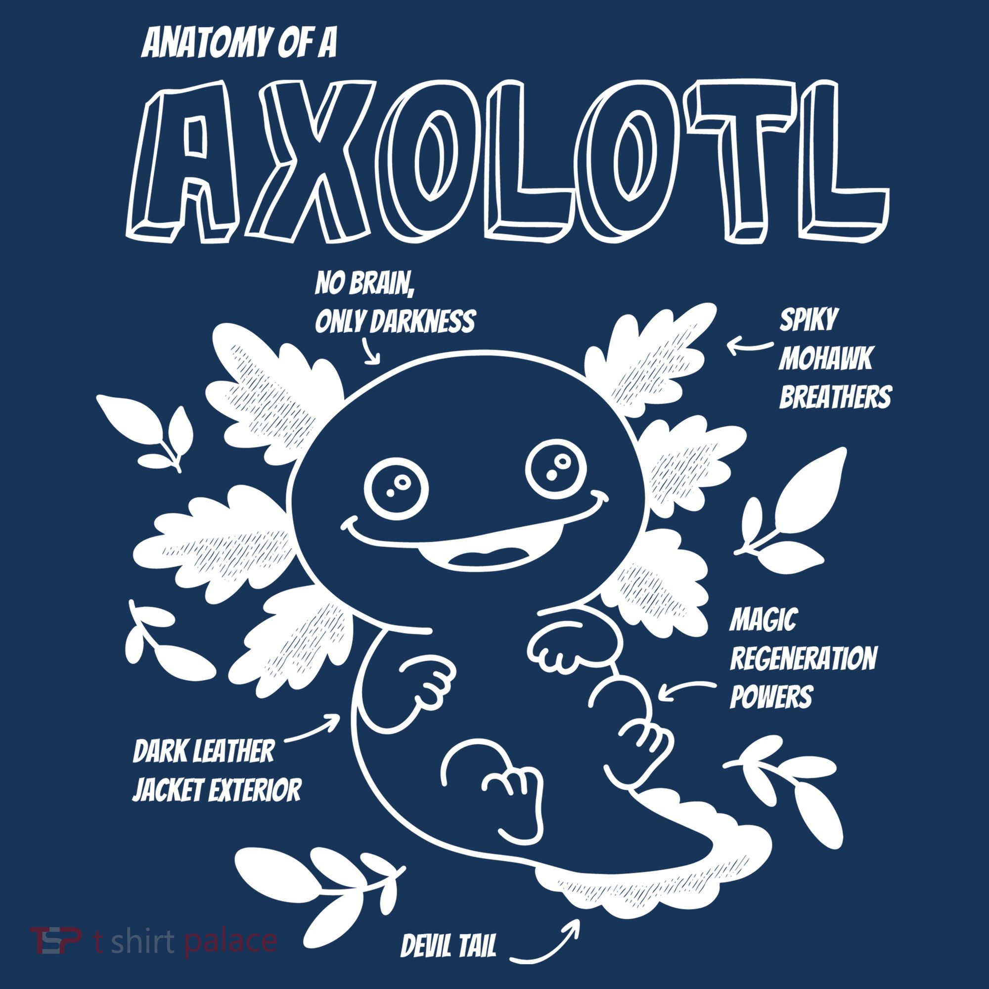 Anatomy Of A Axolotl T-Shirt