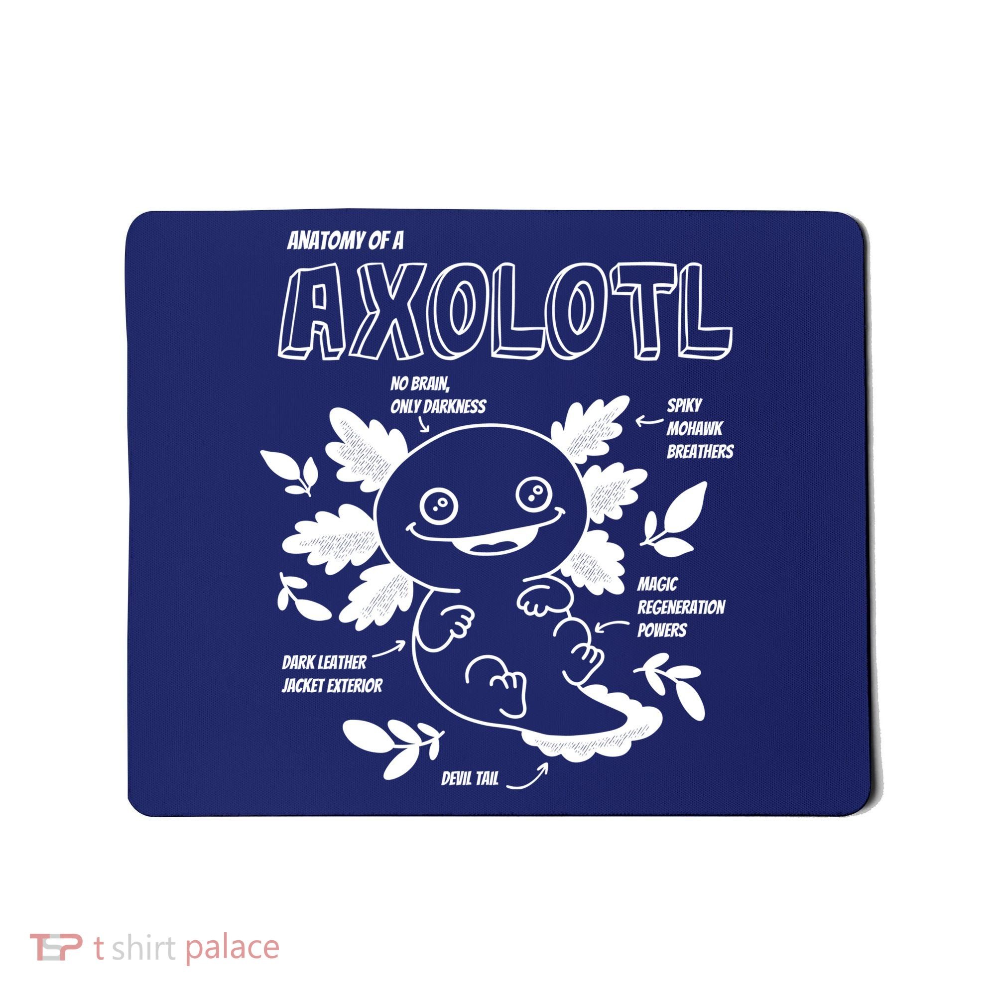 Anatomy Of A Axolotl Mousepad