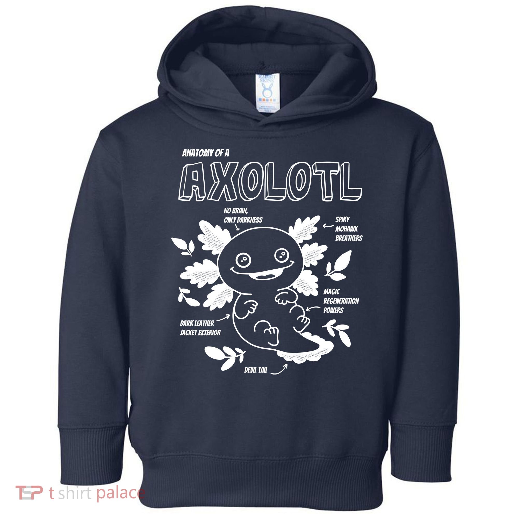 Anatomy Of A Axolotl Toddler Hoodie
