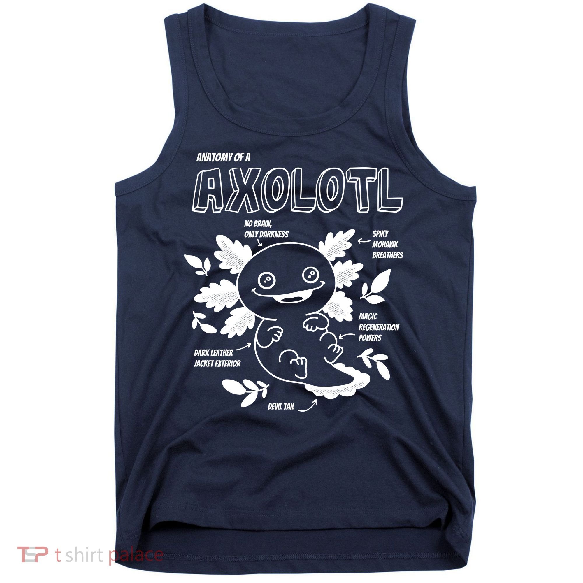 Anatomy Of A Axolotl Tank Top
