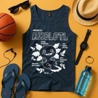 Anatomy Of A Axolotl Tank Top thumb 4