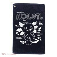 Anatomy Of A Axolotl Golf Towel thumb 0