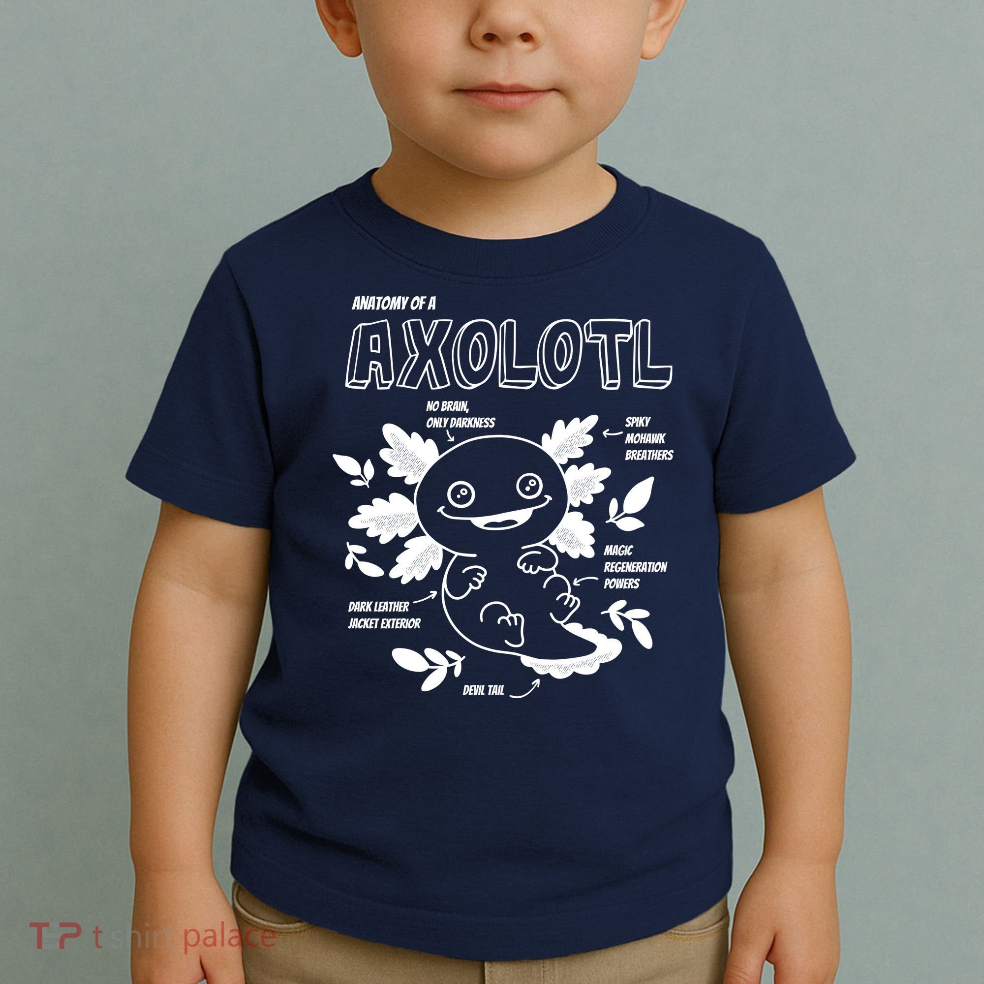 Anatomy Of A Axolotl Toddler T-Shirt
