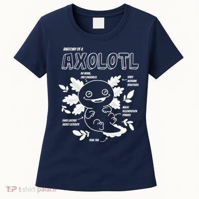 Anatomy Of A Axolotl Women's T-Shirt