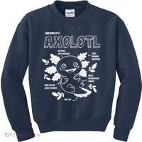 Anatomy Of A Axolotl Kids Sweatshirt thumb 0