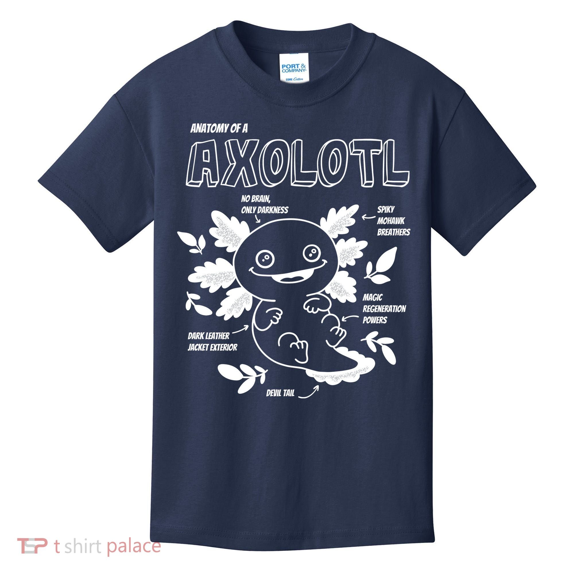 Anatomy Of A Axolotl Kids T-Shirt