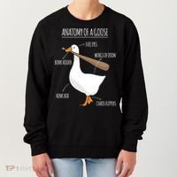 Anatomy Of A Goose Meme Women's Sweatshirt thumb 0
