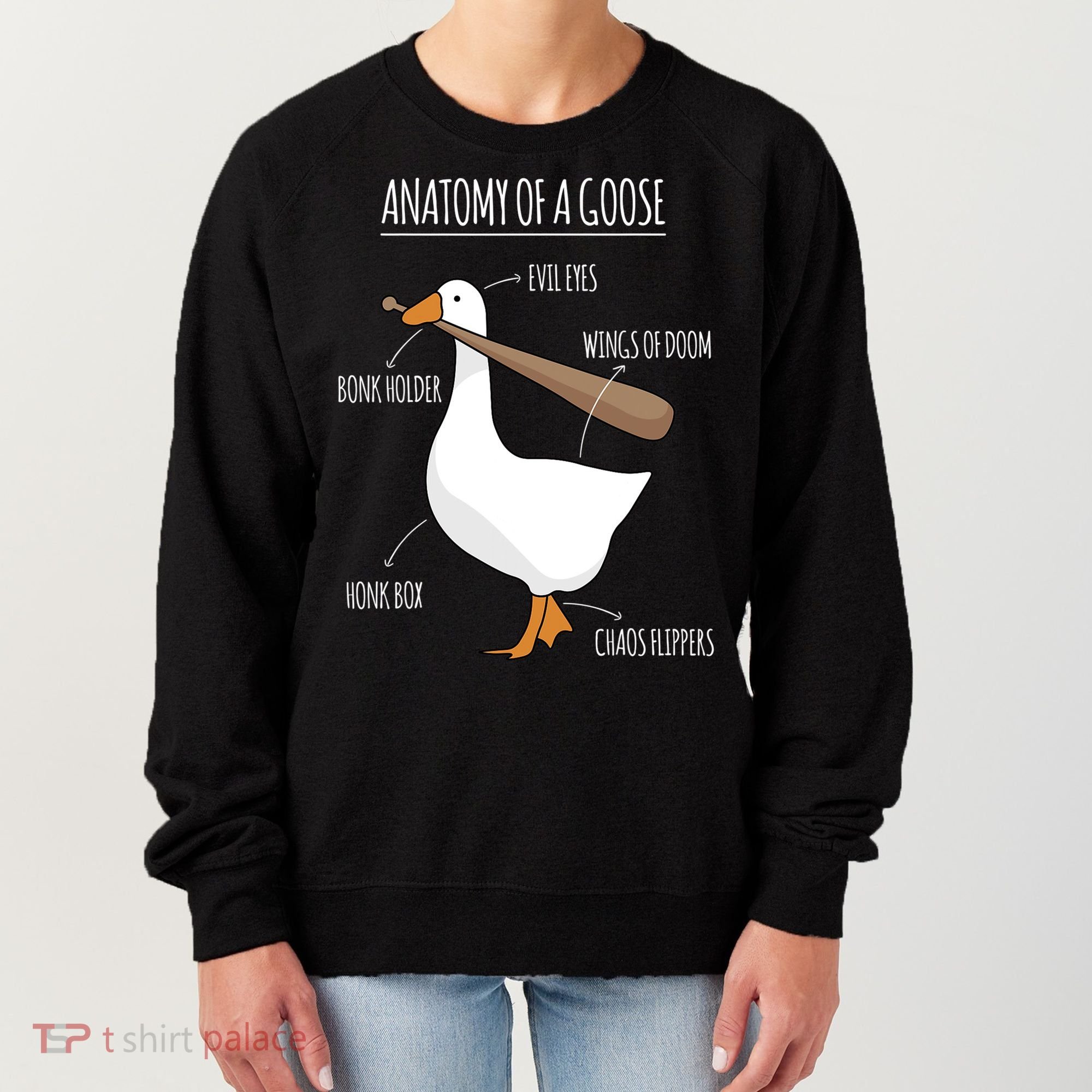Anatomy Of A Goose Meme Women's Sweatshirt