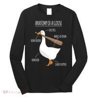 Anatomy Of A Goose Meme Long Sleeve Shirt thumb 0